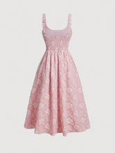 MOD Jacquard Button Front Cami Dress
